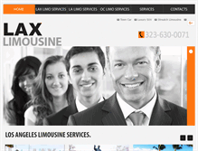 Tablet Screenshot of limousineservicelax.com